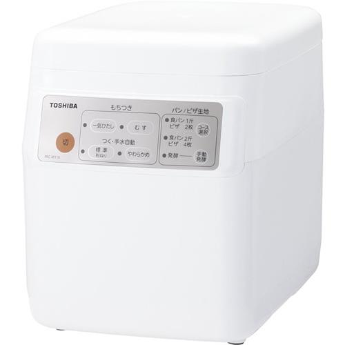 【長期保証付】東芝(TOSHIBA) もちっ子生地職人 もちつき機 1升用 PFC-M116-W グランホワイト