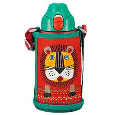 タイガー魔法瓶(TIGER) MBR-C06G-RN ライオン コロボックル ステンレスボトル 0.6L