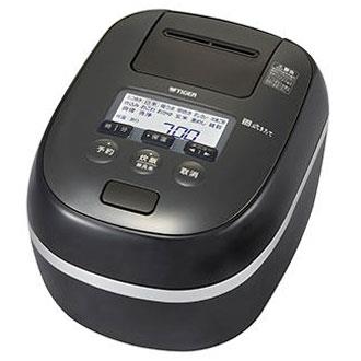 タイガー魔法瓶(TIGER) JPD-G060-KP ピュアブラック 炊きたて 圧力IHジャー炊飯器 3.5合
