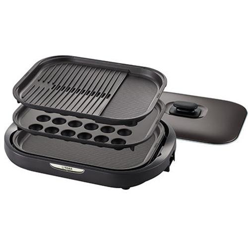 タイガー魔法瓶(TIGER) CRC-B302-T ブラウン ホットプレート これ1台 3枚タイプ 1200W