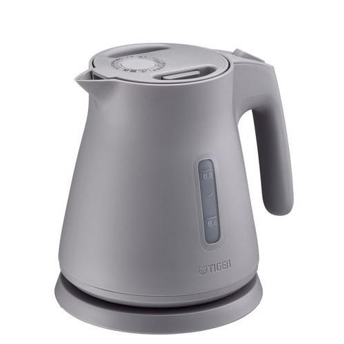 タイガー魔法瓶(TIGER) PCS-A080HA アッシュグレー QUICK&SAFE+ 電気ケトル 0.8L