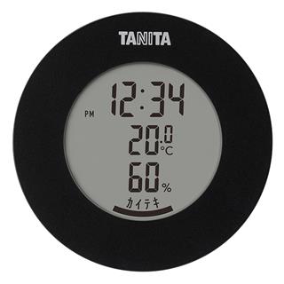 タニタ(TANITA) TT-585-BK ブラック デジタル温湿度計