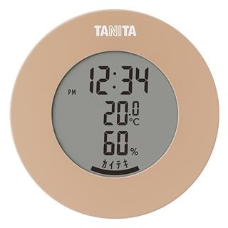タニタ(TANITA) TT-585-BR ライトブラウン デジタル温湿度計