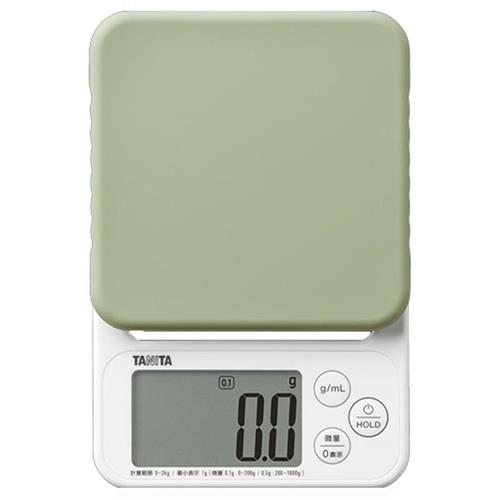 タニタ(TANITA) KJ-222-GR グリーン デジタルクッキングスケール