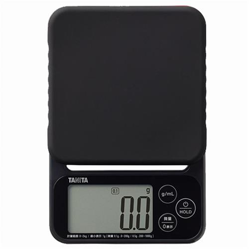 タニタ(TANITA) KJ-222-BK ブラック デジタルクッキングスケール