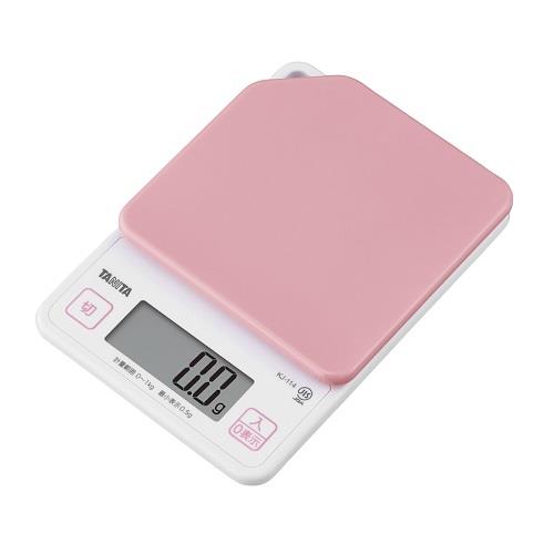 タニタ(TANITA) KJ-114-PK ストロベリーピンク デジタルクッキングスケール
