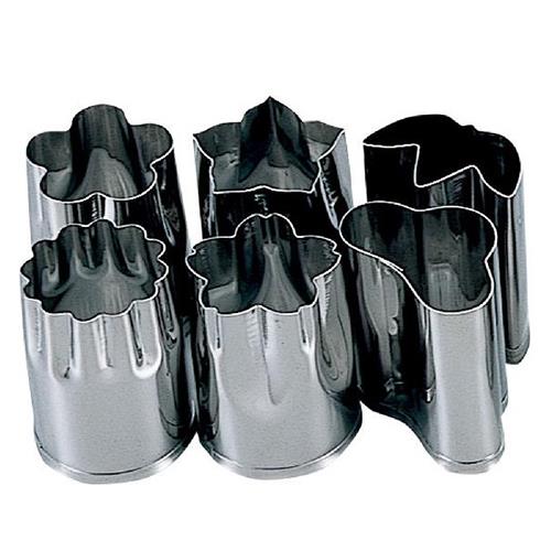 にちにち道具 野菜抜き型 6P 大 ケース付