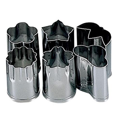 にちにち道具 野菜抜き型 6P 小 ケース付