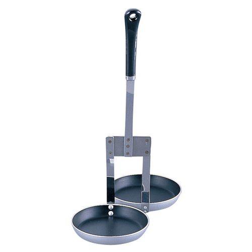 遠藤商事 SAフッ素加工 2連式カキ揚レードル