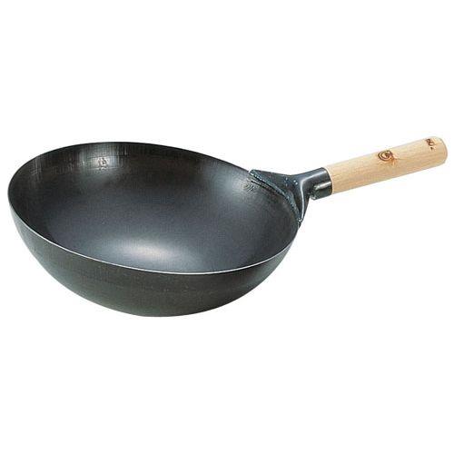 遠藤商事 SA鉄プレス木柄北京鍋 36cm