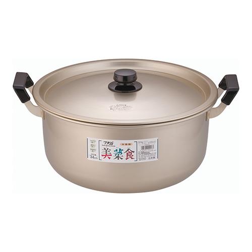 北陸アルミニウム AAZ0110 本しゅう酸 美菜食 両手鍋 34cm