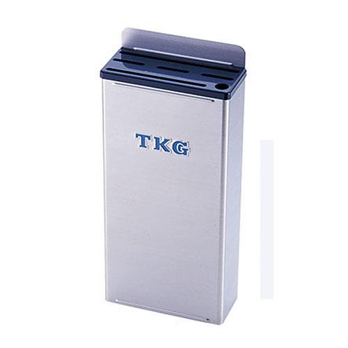 遠藤商事 18-8プラ板付カラーナイフラック 小 Bタイプ 黒