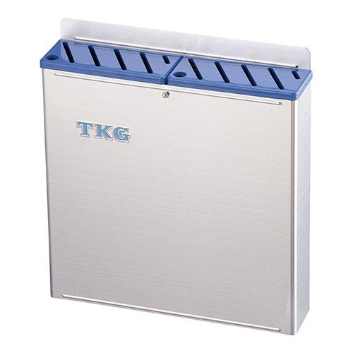 遠藤商事 18-8プラ板付カラーナイフラック 大 Aタイプ 青