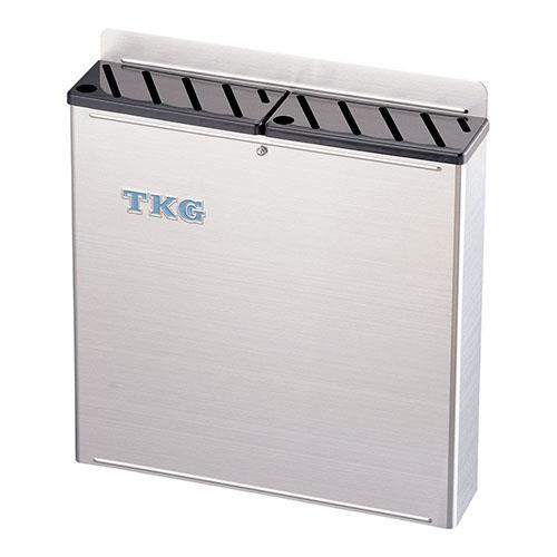 遠藤商事 18-8プラ板付カラーナイフラック 大 Aタイプ 黒