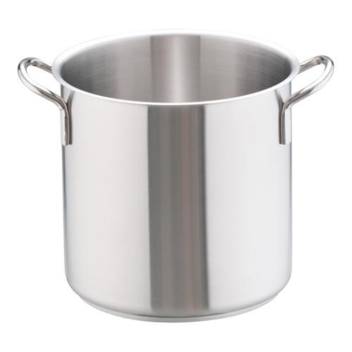 遠藤商事 インダクション18-8寸胴鍋 蓋無 24cm