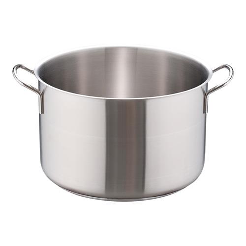 遠藤商事 インダクション18-8半寸胴鍋 蓋無 40cm