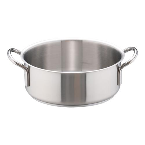 遠藤商事 インダクション 18-8外輪鍋 蓋無 24cm