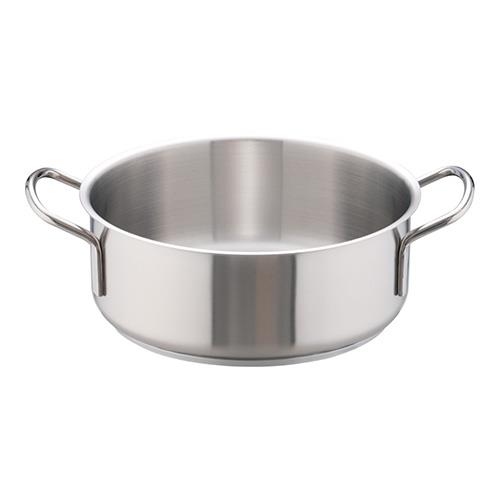 遠藤商事 インダクション 18-8外輪鍋 蓋無 28cm