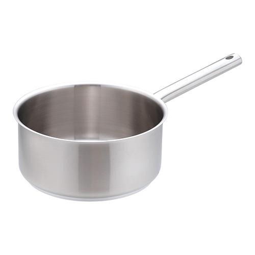 遠藤商事 インダクション18-8片手浅型鍋 蓋無 24cm