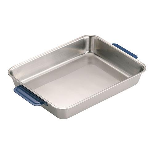 TKGコーポレーション 18-8カラーハンドル角バット 15枚取 ブルー