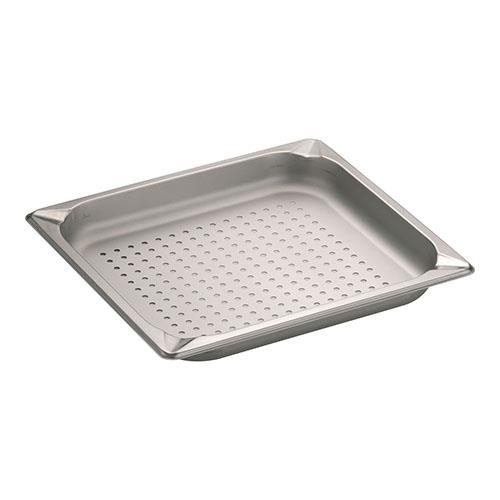 遠藤商事 23040PS ステンレス 穴明ホテルパン 2/3×40