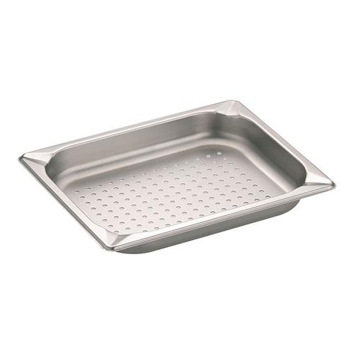 遠藤商事 12040PS ステンレス 穴明ホテルパン 1/2×40