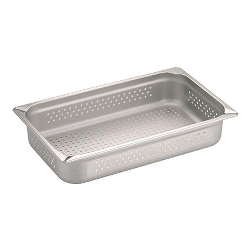 遠藤商事 11100PS ステンレス 穴明ホテルパン 1/1×100