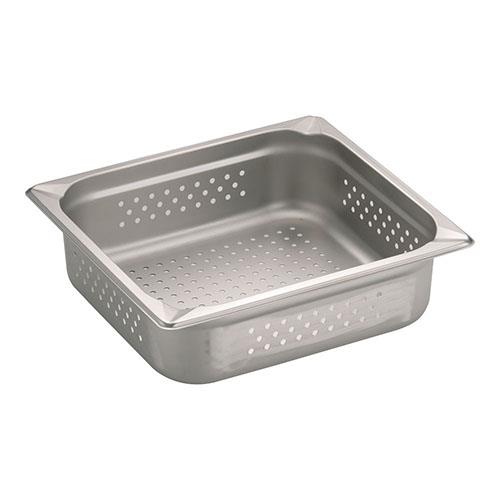 遠藤商事 23100PS ステンレス 穴明ホテルパン 2/3×100