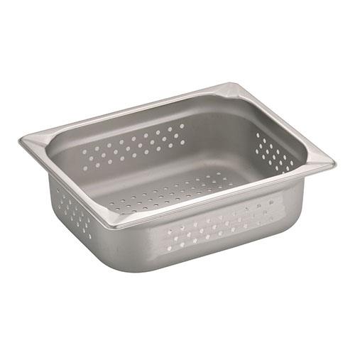 遠藤商事 12100PS ステンレス 穴明ホテルパン 1/2×100