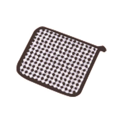 TKGコーポレーション チェック布製ポットホルダー ブラック