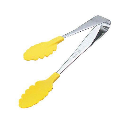 遠藤商事 18-0抗菌 耐熱カラフルトング イエロー