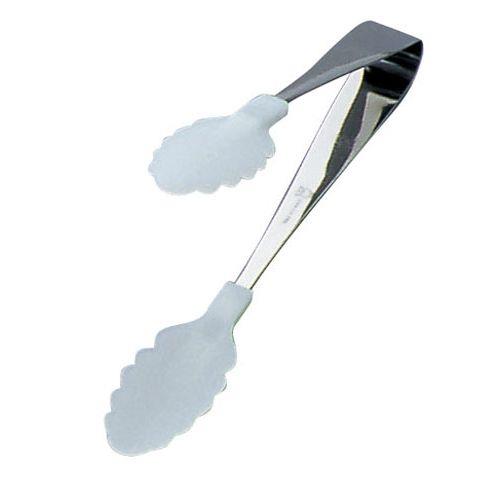 遠藤商事 18-0抗菌 耐熱カラフルトング ホワイト