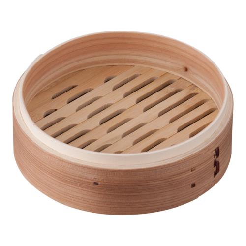 遠藤商事 安心コート加工 杉 中華セイロ 身 21cm 蓋は別売です