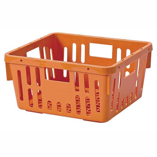 信濃化学工業 食器カゴ オレンジ