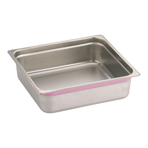 TKGコーポレーション AGS2517 ピンク 18-8カラーラインガストロノームパン 2/3 100mm