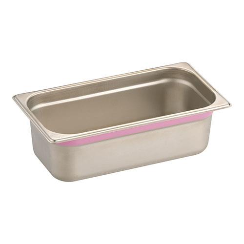 TKGコーポレーション AGS2541 ピンク 18-8カラーラインガストロノームパン 1/3 100mm
