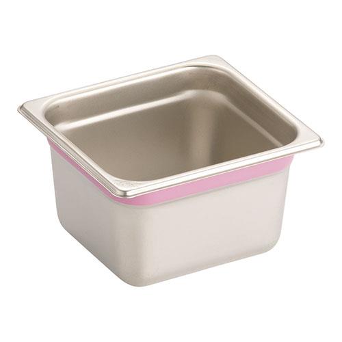 TKGコーポレーション AGS2565 ピンク 18-8カラーラインガストロノームパン 1/6 100mm