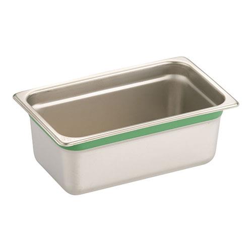 TKGコーポレーション AGS2556 グリーン 18-8カラーラインガストロノームパン 1/4 100mm