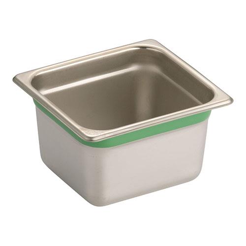 TKGコーポレーション AGS2568 グリーン 18-8カラーラインガストロノームパン 1/6 100mm