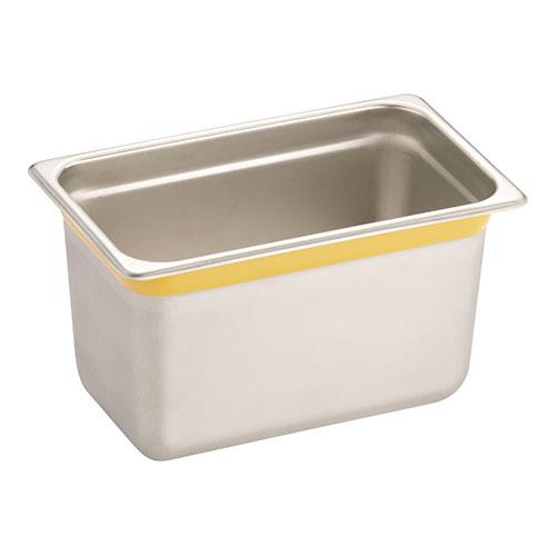 TKGコーポレーション AGS2559 イエロー 18-8カラーラインガストロノームパン 1/4 150mm