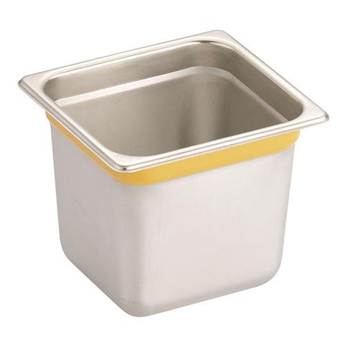 TKGコーポレーション AGS2571 イエロー 18-8カラーラインガストロノームパン 1/6 150mm