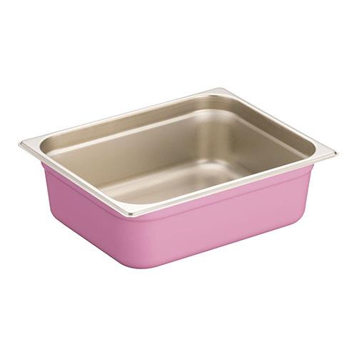 TKGコーポレーション AGS2609 ピンク 18-8カラーガストロノームパン 1/2 100mm