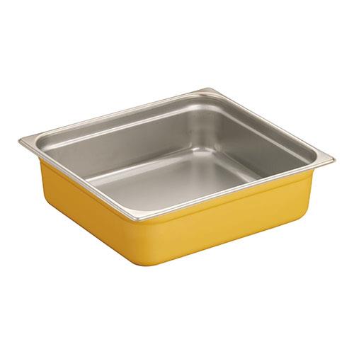 TKGコーポレーション AGS2619 イエロー 18-8カラーガストロノームパン 2/3 100mm