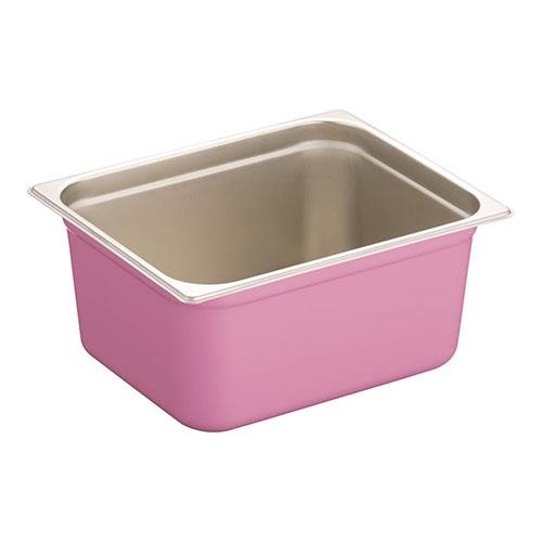 TKGコーポレーション AGS2613 ピンク 18-8カラーガストロノームパン 1/2 150mm