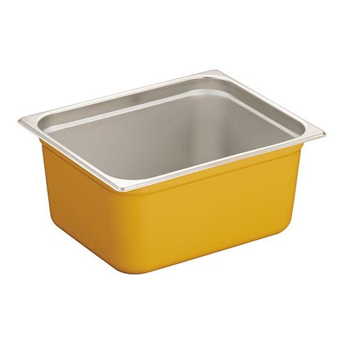 TKGコーポレーション AGS2615 イエロー 18-8カラーガストロノームパン 1/2 150mm