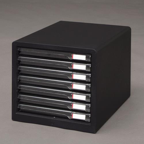 アイリスオーヤマ(Iris Ohyama) L-7SR ダークグレー レターケース 7段