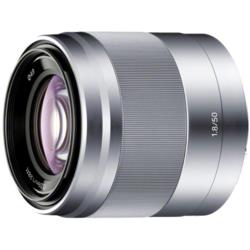 【長期保証付】ソニー(SONY) E 50mm F1.8 OSS シルバー SEL50F18 Eマウント用 APS-C 単焦点レンズ