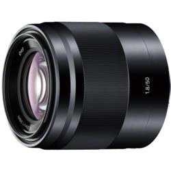 【長期保証付】ソニー(SONY) E 50mm F1.8 OSS ブラック SEL50F18B Eマウント用 APS-C 単焦点レンズ