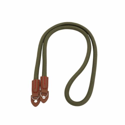 KING CCRS108H-KA カーキ ロープ編みカメラストラップ クライミングロープストラップ ハード編み 全長:約1080mm