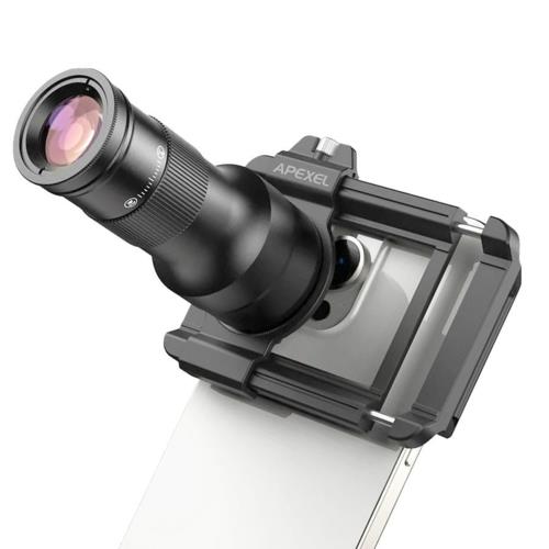 APEXEL APL-TM6 スマートフォンテレマクロレンズ 6倍のマクロ撮影・望遠撮影が可能